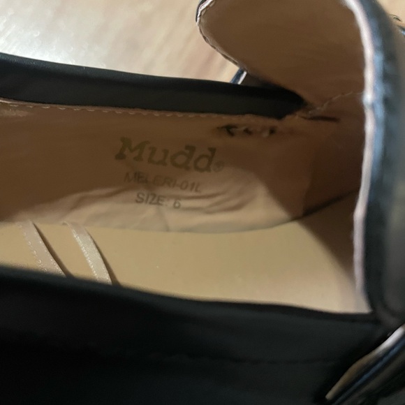 Mudd Meleri chunky horsebit loafers with a gold-tone buckle and lug sole Sz 6 - Picture 7 of 9